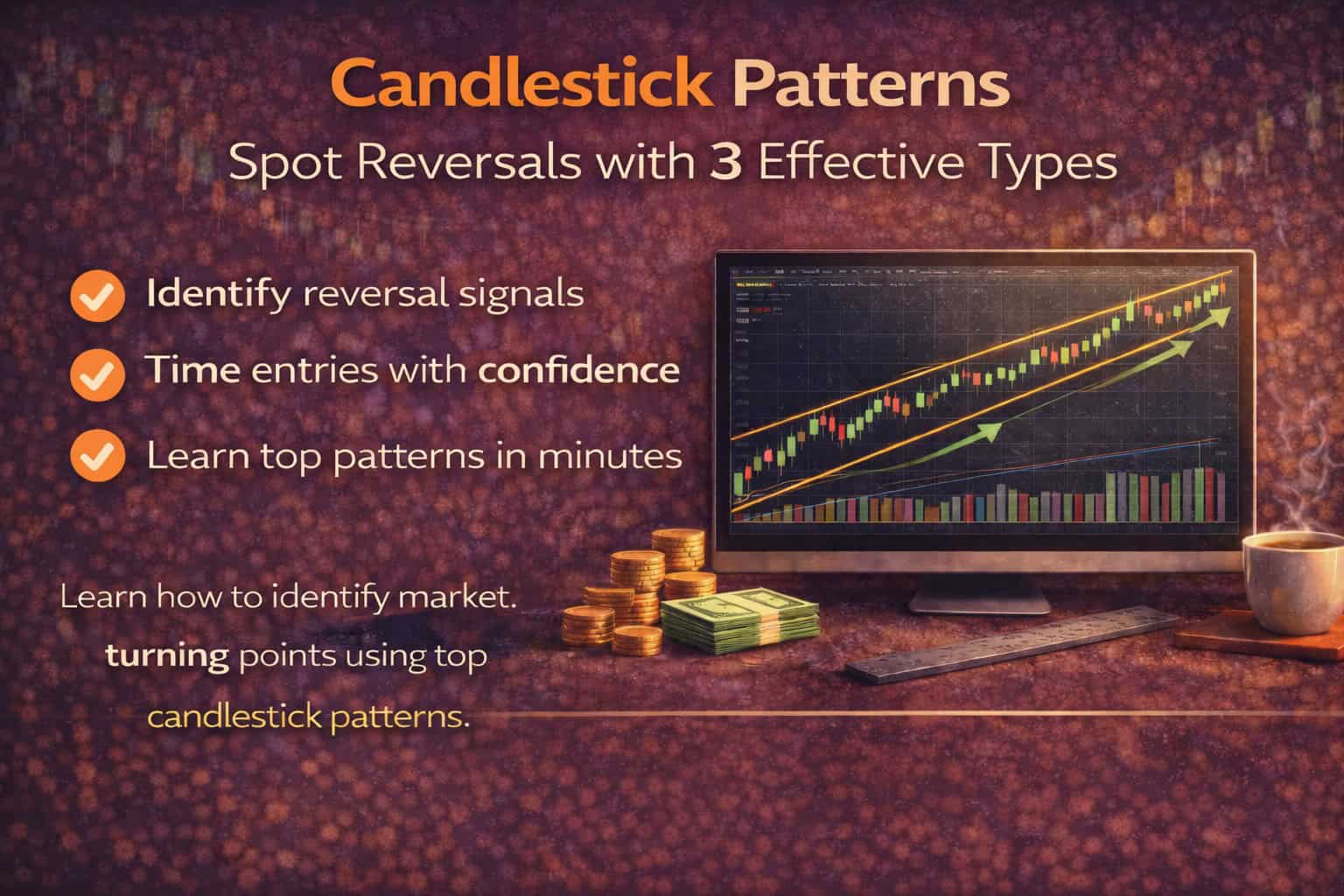 candlestick patterns spot reversal with 3 effective types