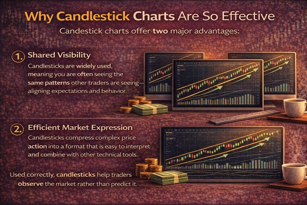 why candlestick charts are so effective