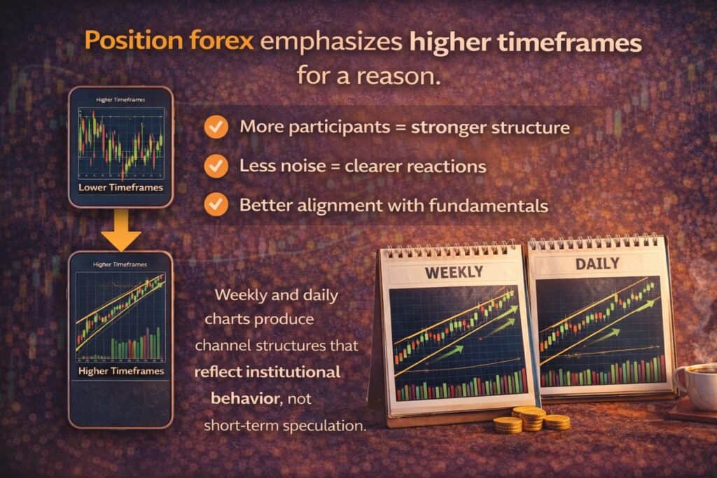 position forex emphasizes higher timeframes for a reason