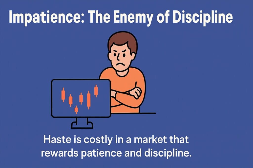 Impatience is the enemy of discipline