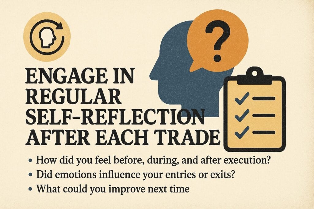 Engage in regular self-reflection after each trade