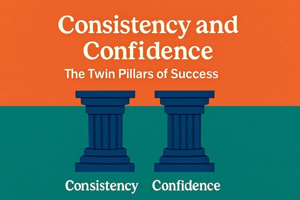 Consistency and confidence are the twin pillars of success
