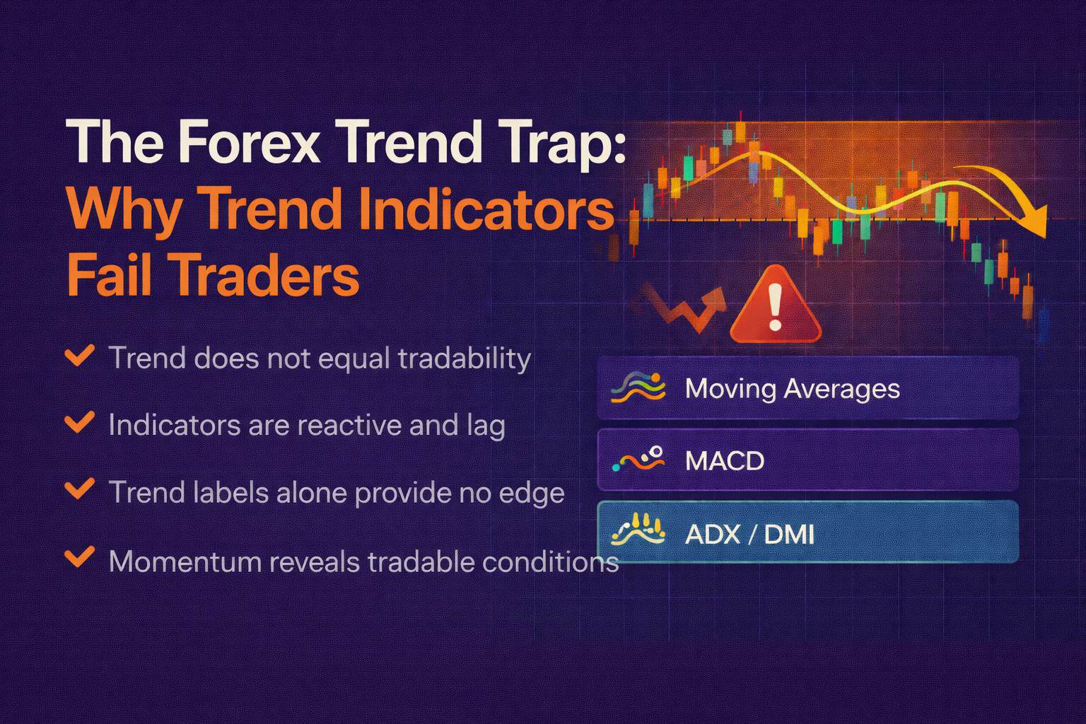 The Forex Trend Trap - why trend indicators fail traders