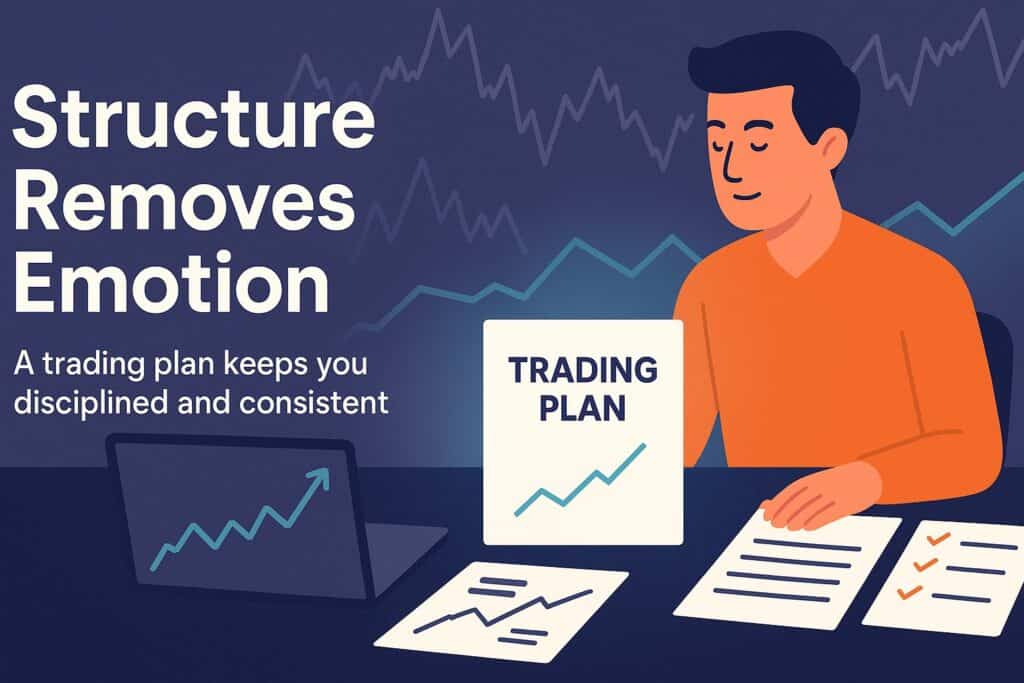 structure removes emotion in tradin psychology