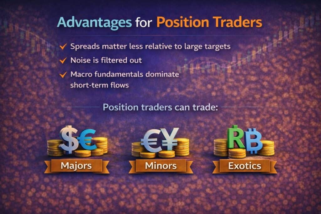 Advantages for Position Traders